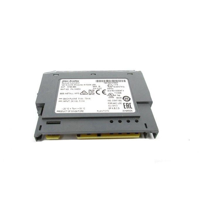 DIN Rail Allen Bradley 1734-IB4 PLC Four Sinking Input Point I/O Module